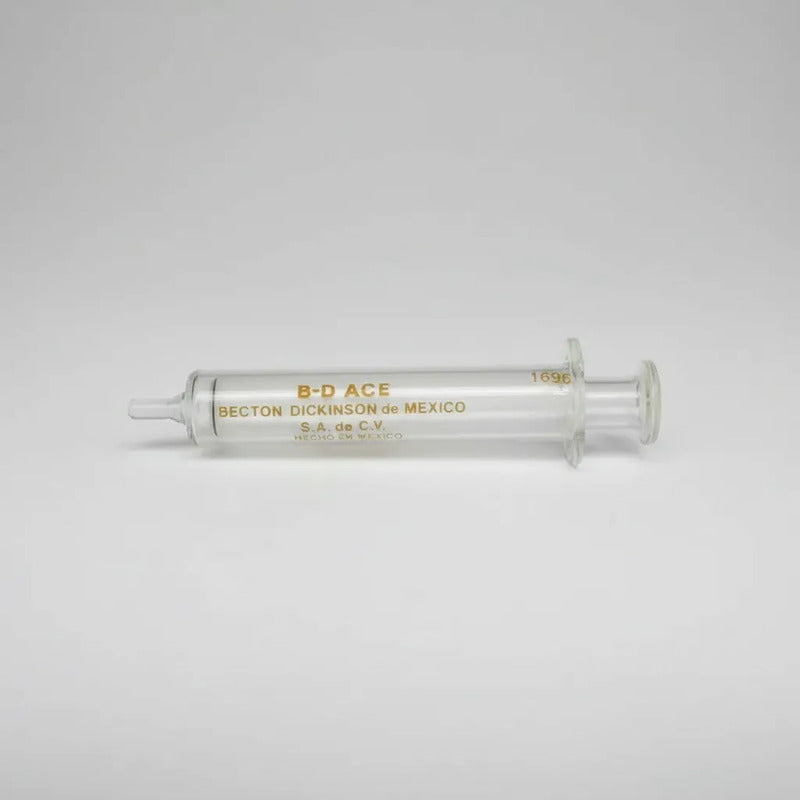 Jeringa HiPodérmica Bd 5 Ml Vidrio Neutro Pivote Cristal 5 Ml