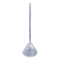 2 Embudo Bunsen De Vidrio Liso De Angulo De 58° Transparente
