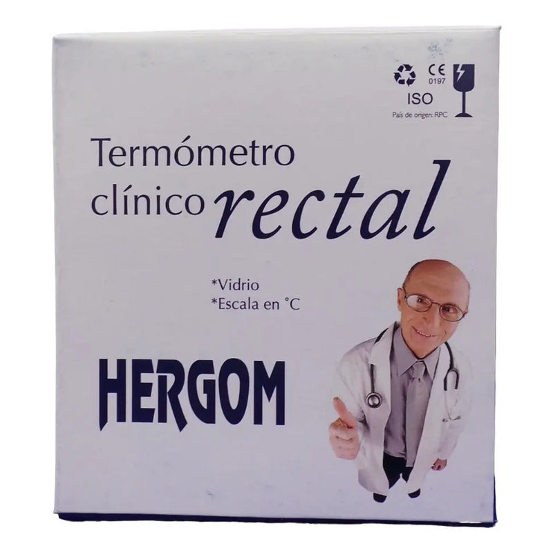 36 Termómetros Clínico Rectal Hergom