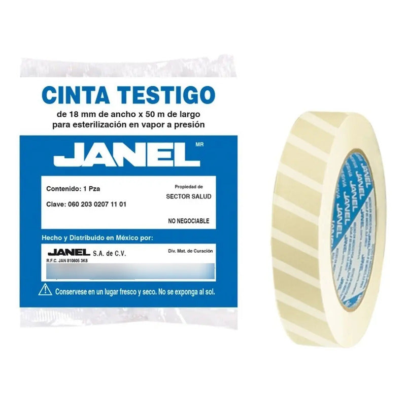 Cinta Testigo Janel Blanco Lisa