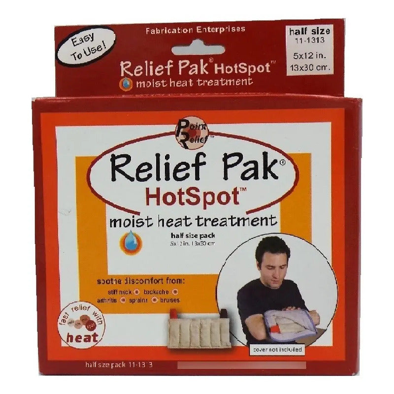 2 Compresas Caliente Relief Pak 5x12 Pulgadas (13 X 30 Cm)