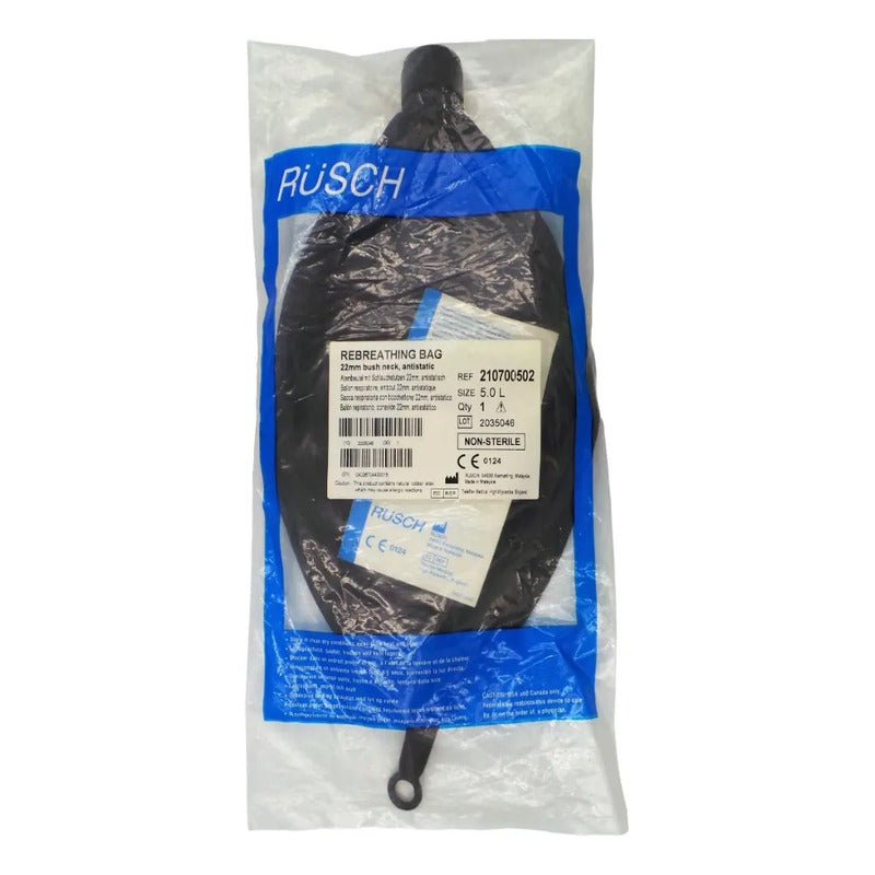 4 Balon Respiratorio Conexión Antiestatico 5l Reusable