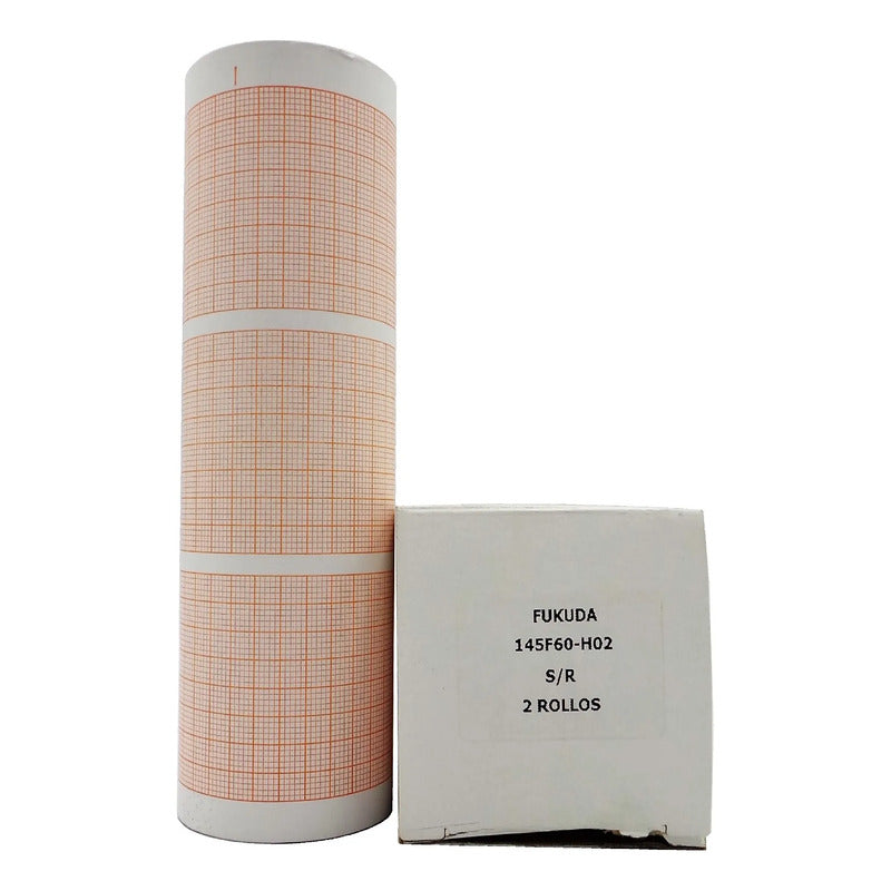 Papel Para Equipos Medicos Impresion Variantes Papel Ecg Fukuda 145f60-h02 Rollo 143.5mm Termico