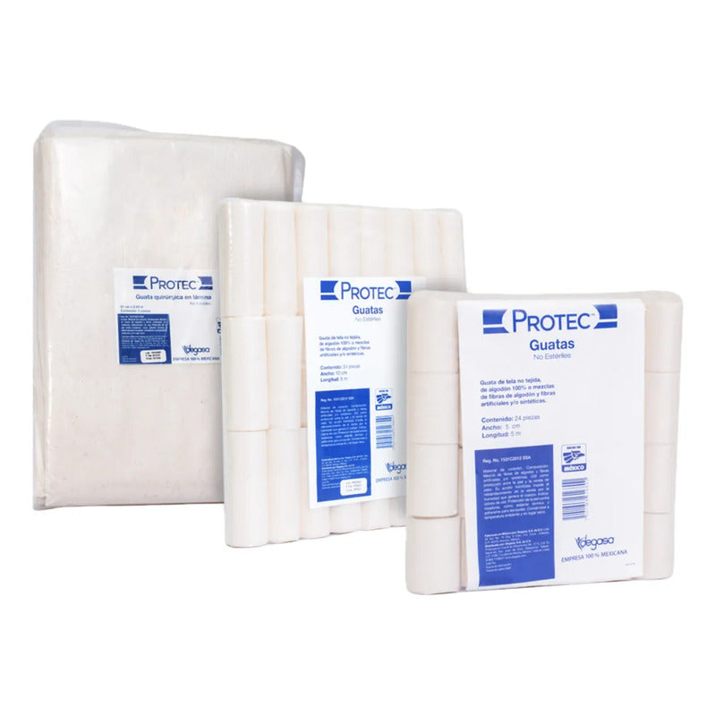 Venda De Guata En Lamina Protec 91cmx5m Bolsa C/5 Piezas Beige