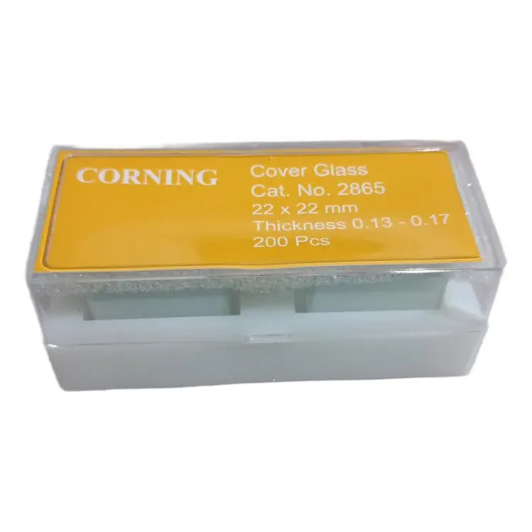 Cubreobjetos De Vidrio 22x22 Mm Corning Pyrex 200pzs