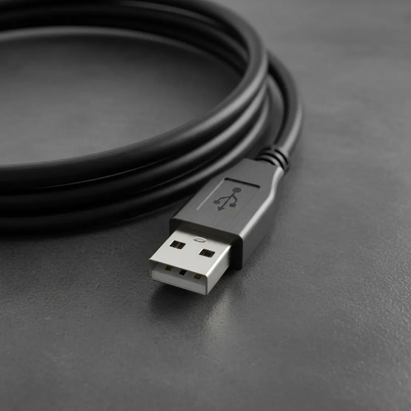 Cable Extensión Usb Macho A Hembra 1 Metro Uh2-et-2401 Datos Negro