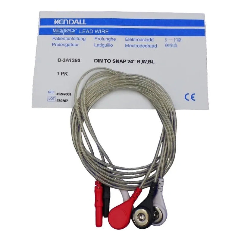 Cable Ecg Reutilizable Kendall Meditrace 31247003