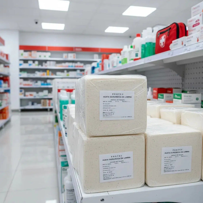 Venda De Guata Quirúrgica En Lámina Protec 92cmx5m 5piezas