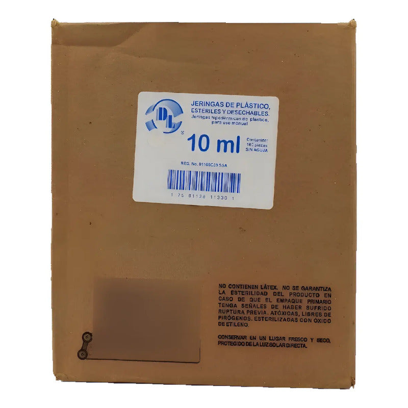 700 Jeringas Hipodermica Esteril Sin Aguja 10ml 10 Ml