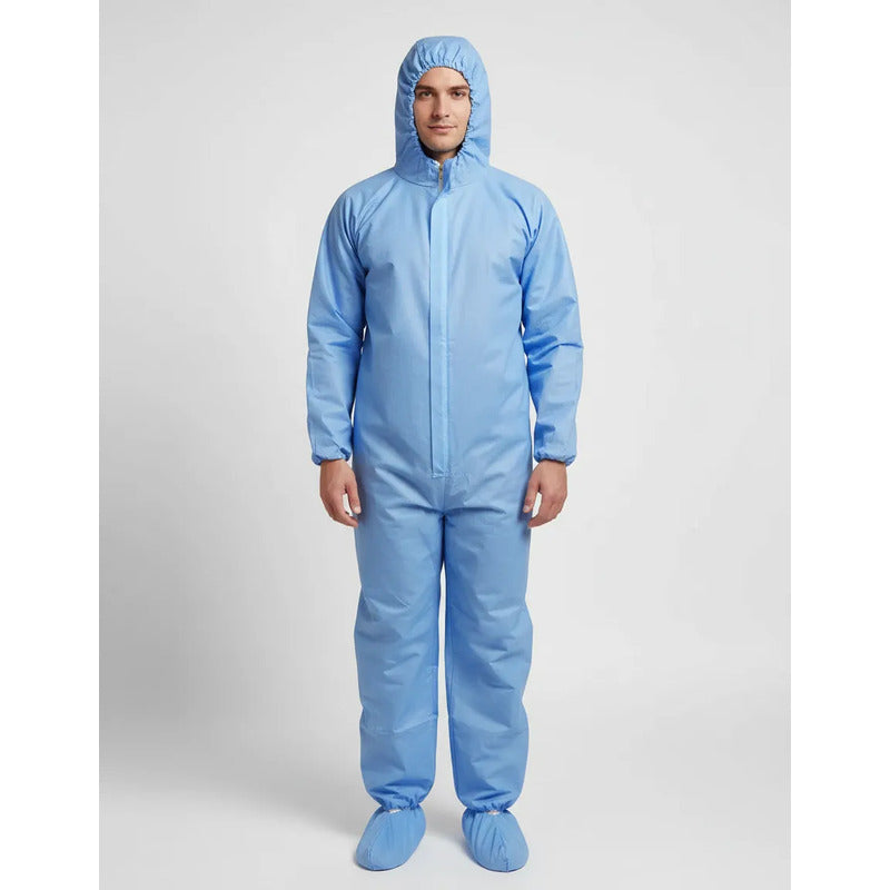 Traje Desechable Azul Tyvek Protección Médico Industrial Celeste Unitalla