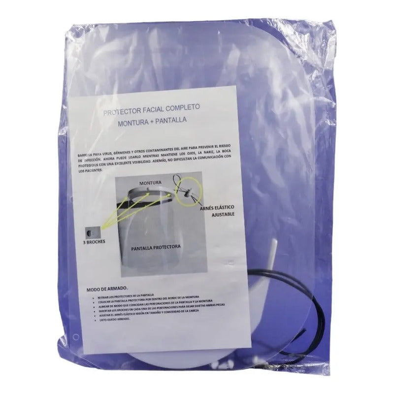 100 Caretas Protector Facial Transparente