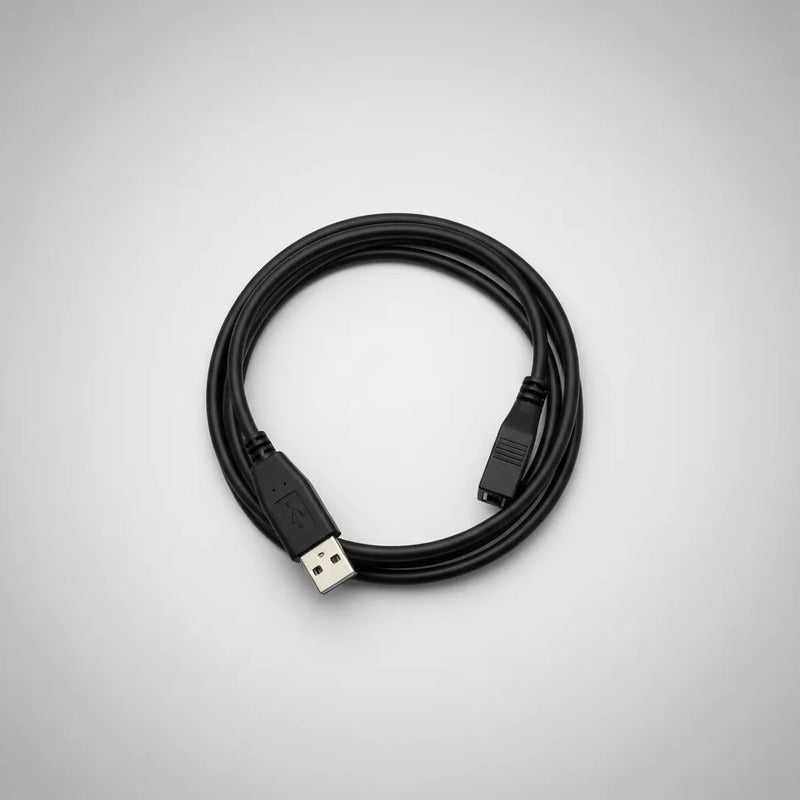 Cable Extensión Usb Macho A Hembra 1 Metro Uh2-et-2401 Datos Negro