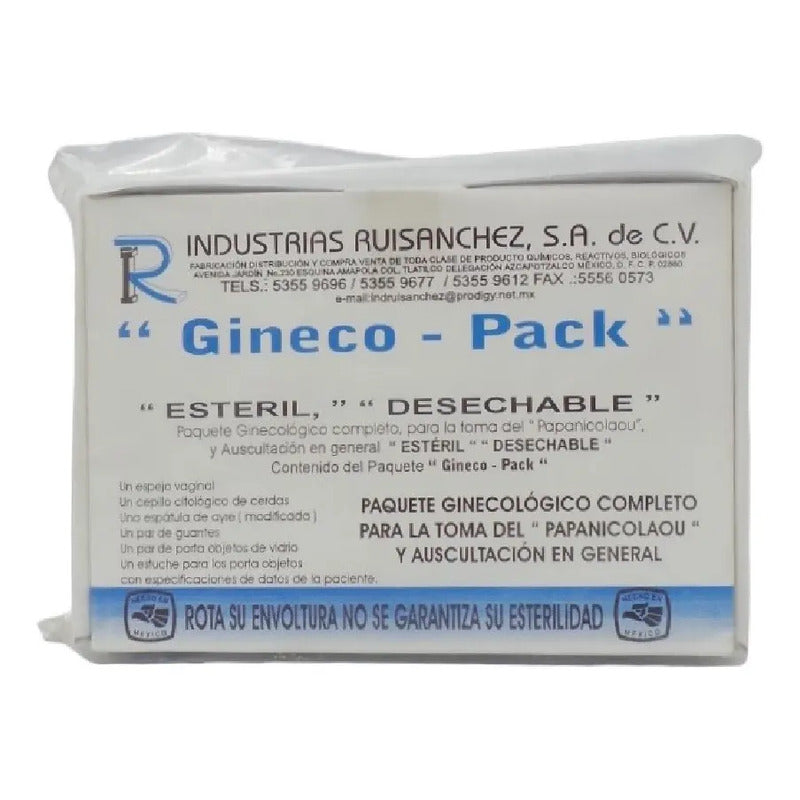 3 Paquetes Ginecologico Completo