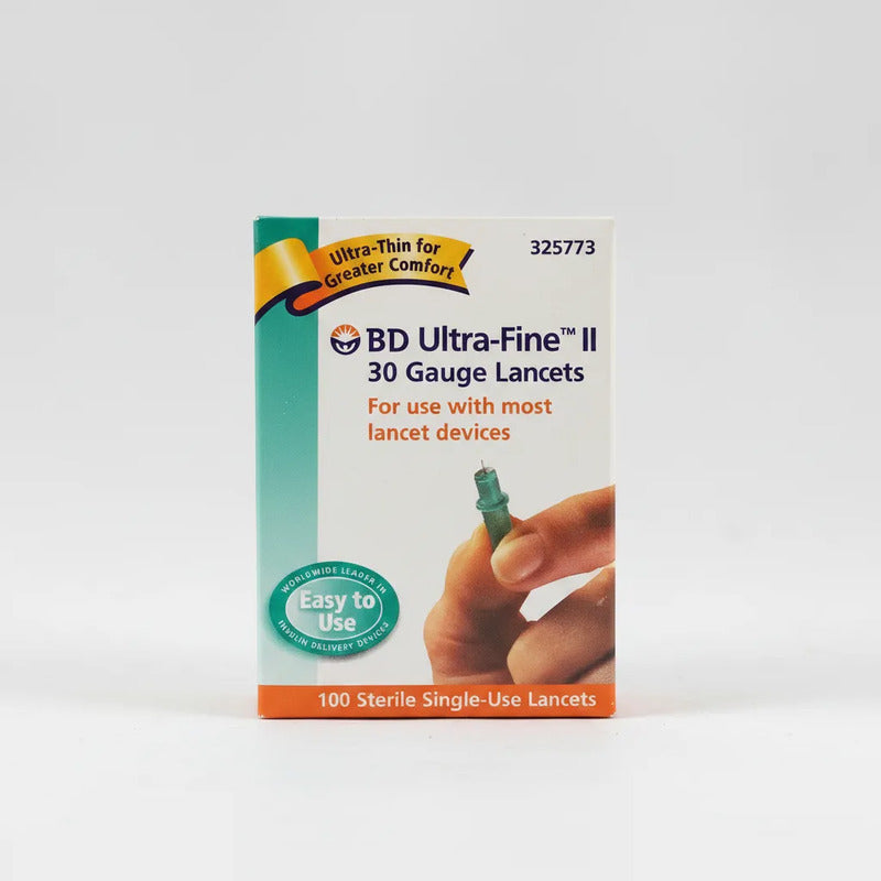 100 Lancetas Ultrafine Il Calibre 30