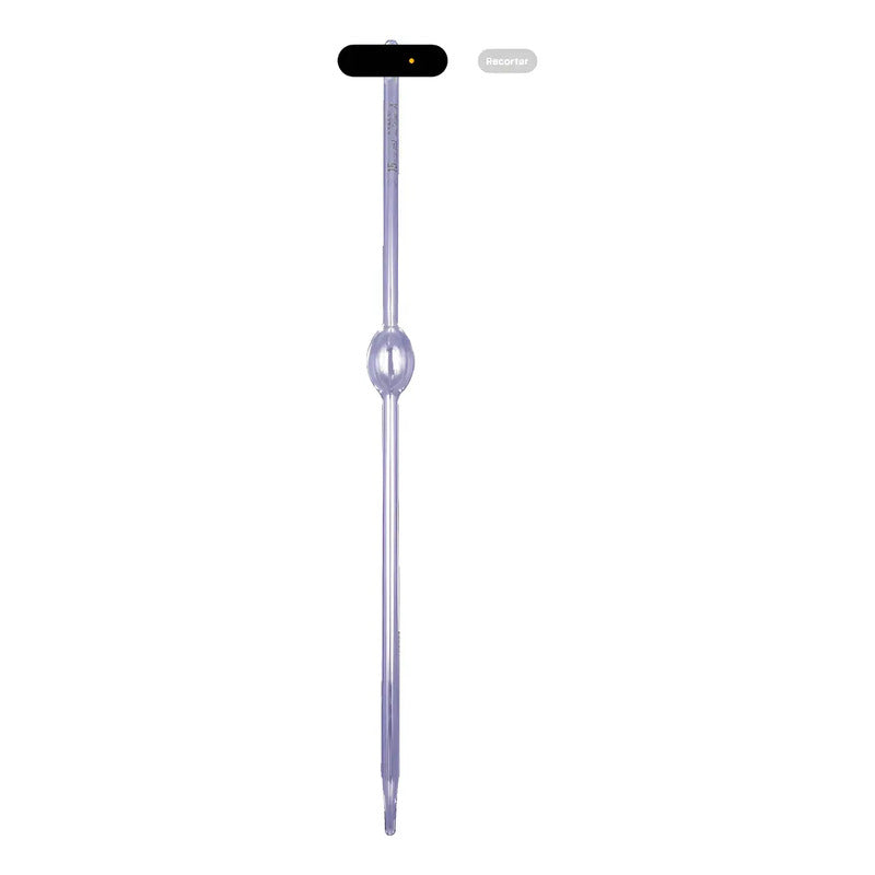 Pipeta Volumétrica De Vidrio Reutilizable 15ml Clasea Pyrex Transparente