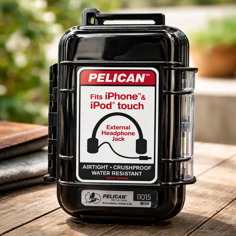 Estuche De Protección Para Varios Ipods Nano, Blanco Gris Estuche De Protección Para Ipods Nano Touch Pelican I1015 Negro