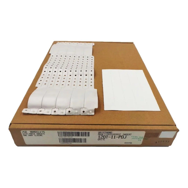 1250 Brazalete Blanco Con Cierre Secursnap® Blanco