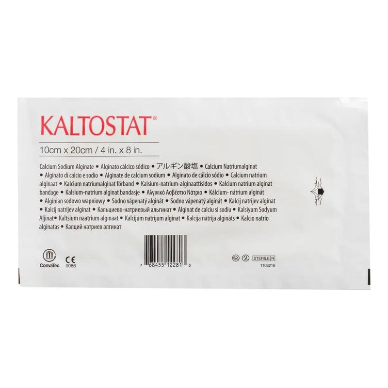 Aposito Parche De Alginato Kaltostat 10x20cm - Convatec
