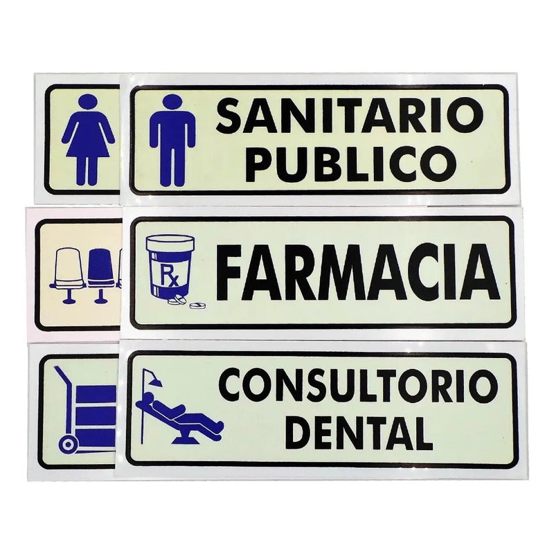 374 Señalamientos De Area Medica Para 17 Areas