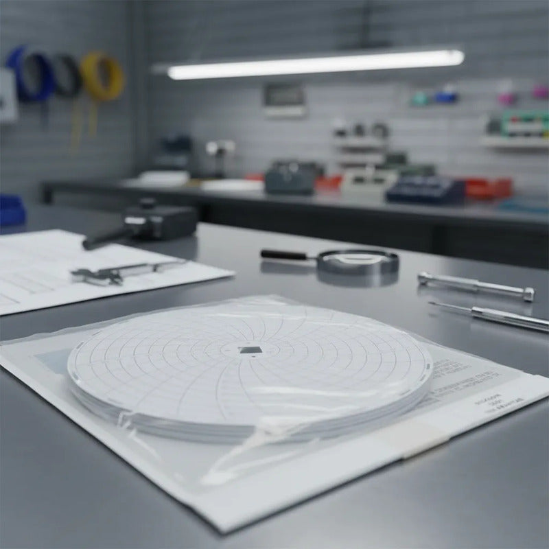 Papel Para Equipos Medicos Impresion Variantes Papel Circular Dickson C651 Controles Gráficos Pack 100