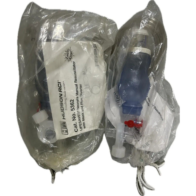 Resusitador Manual Neonato Con Máscara Y Desviador De Flujo