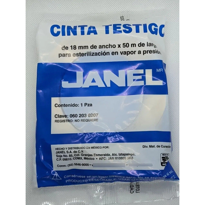 Cinta Testigo Janel Blanco Lisa