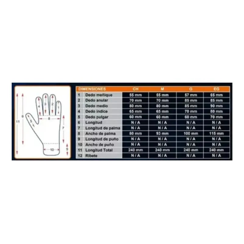 Guantes Descartables Ambiderm Bp Color Transparente Talle G De Vinilo Con Polvo X 100 Unidades