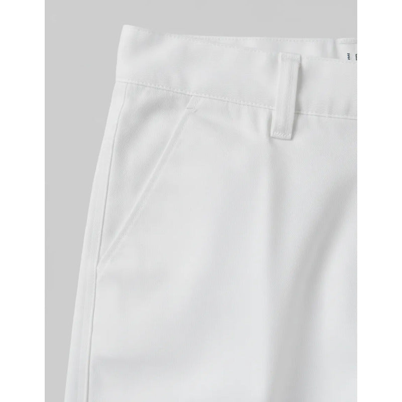 Pantalón Médico Blanco Para Uniforme Clínico Tallas 32 Y 36 Blanco 32 Lisa 32