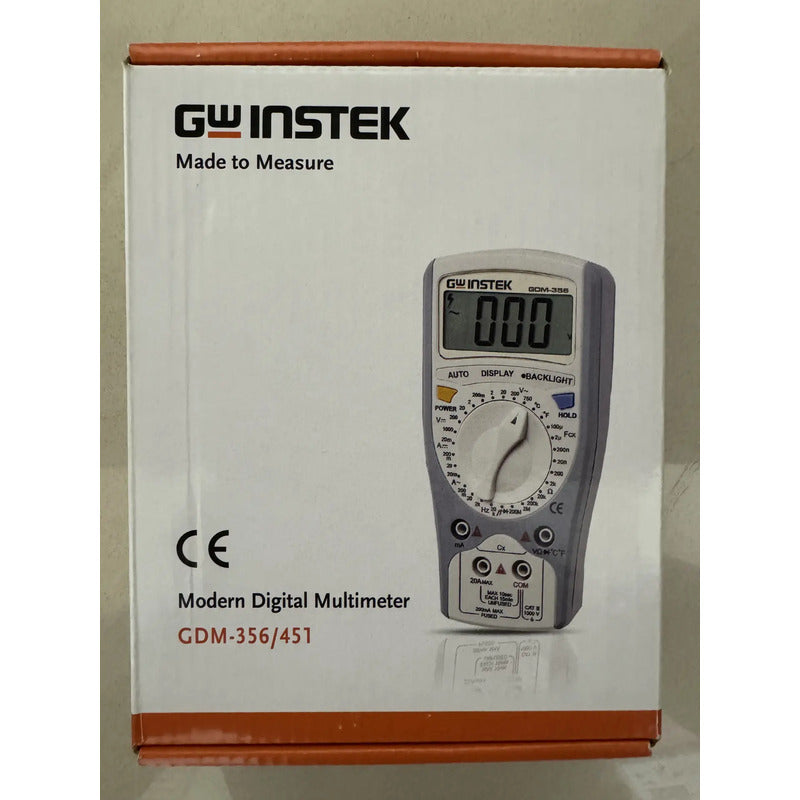 Multímetro Digital Gw Instek Gdm-356/451 Profesional Ce