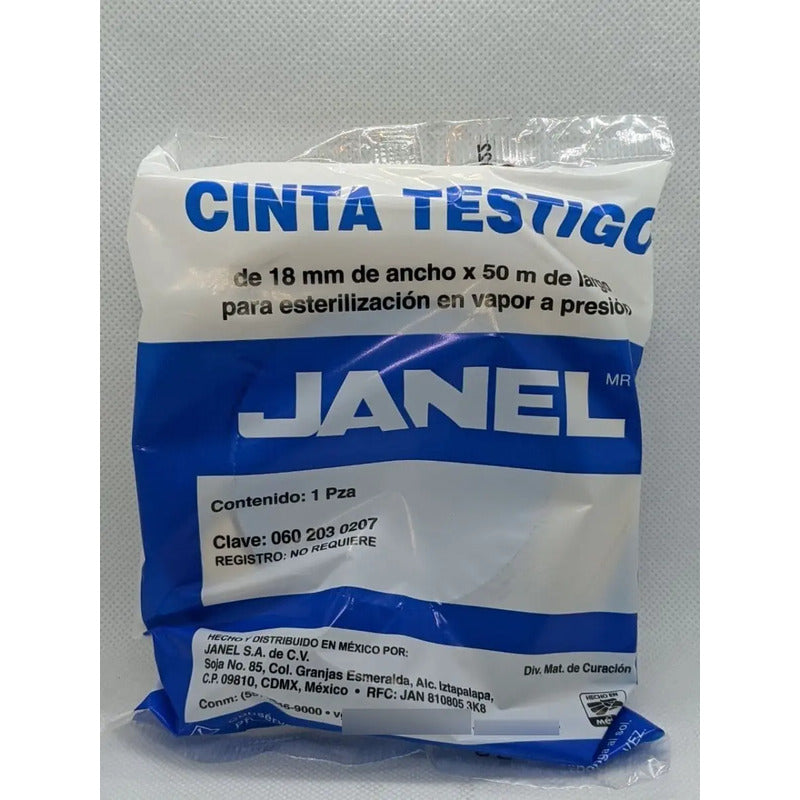 Cinta Testigo Janel Blanco Lisa