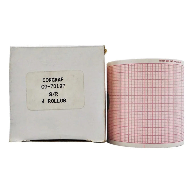 Papel Para Equipos Medicos Impresion Variantes Papel Congraf Cg70197 Rollo 56mm X 10m Registro Tinta