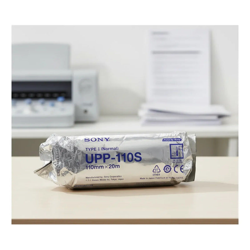 Papel Para Equipos Medicos Impresion Variantes Papel Sony Upp-110s Video Impresora 110mm X 20m