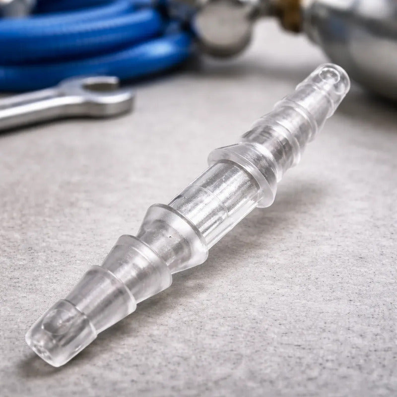 Tubo De Oxígeno Conector Tipo Sims Grueso 11 Piezas Transparente