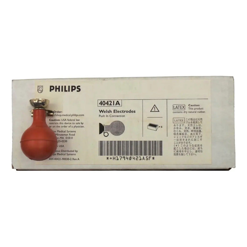 Perillas Precordiales Succión Caja C/6 Philips 40421a