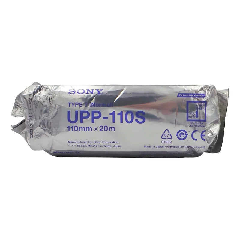 Papel Para Equipos Medicos Impresion Variantes Papel Sony Upp-110s Video Impresora 110mm X 20m
