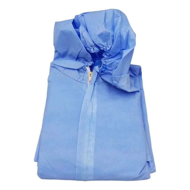 Traje Desechable Azul Tyvek Protección Médico Industrial Celeste Unitalla