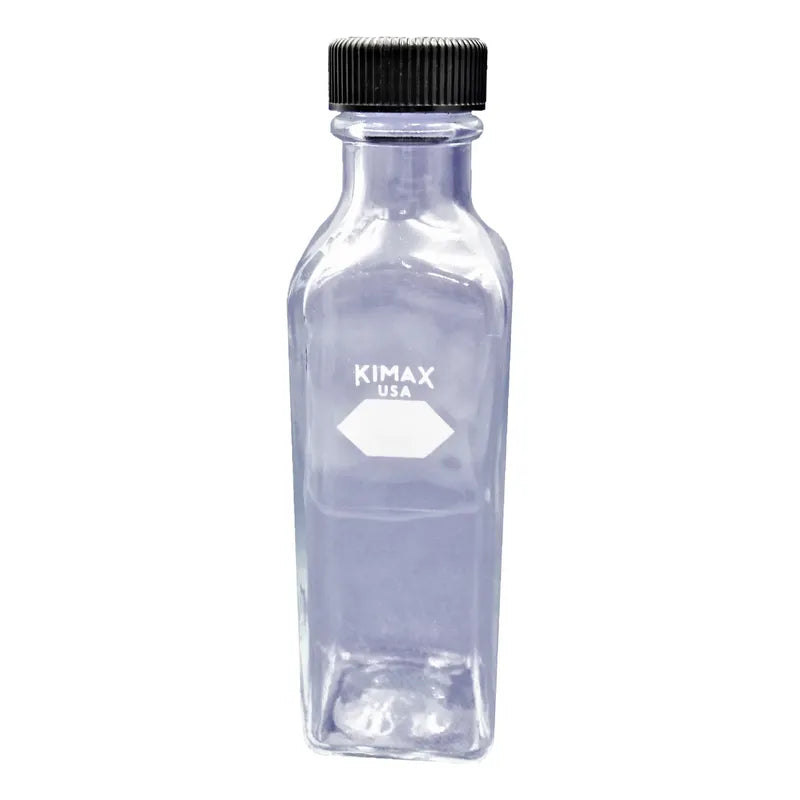 Frasco De Laboratorio Kimax Vidrio 250 Ml Con Tapa Transparente