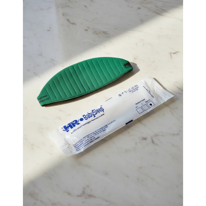 Antifaz Fototerapia Neonatal Babysleep Modelos T Y Macro Verde Antifaz Fototerapia Neonatal Babysleep Bebé Grande Tamaño Macro