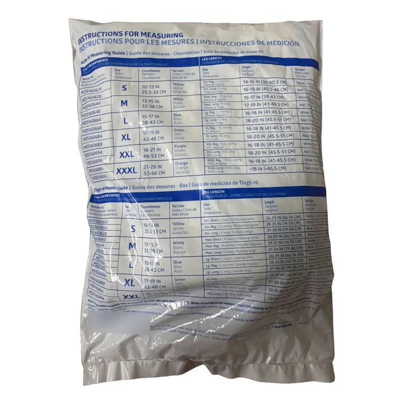 Medias Antiembolia Medline Al Muslo Mds160840h 1 Par