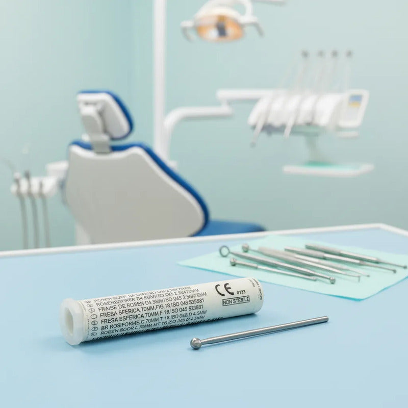 Fresas Dentales Carburo Diamante Rosen Variantes Profesional Fresa Dental Esférica Bbraun Gd052r Iso 045 Carburo