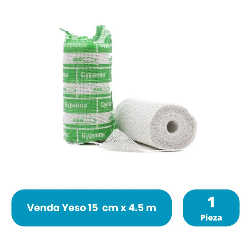 Venda Yeso Medicinal Gypsona 15cm X 4.5m Blanco