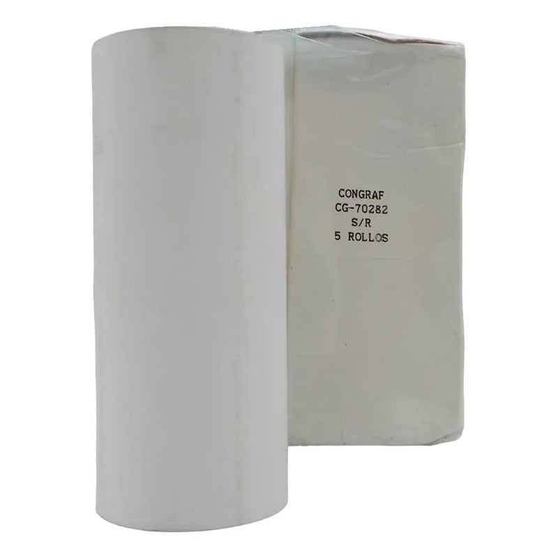 Papel Para Equipos Medicos Impresion Variantes Papel Térmico Congraf Cg70282 Rollo 112mm X 26m