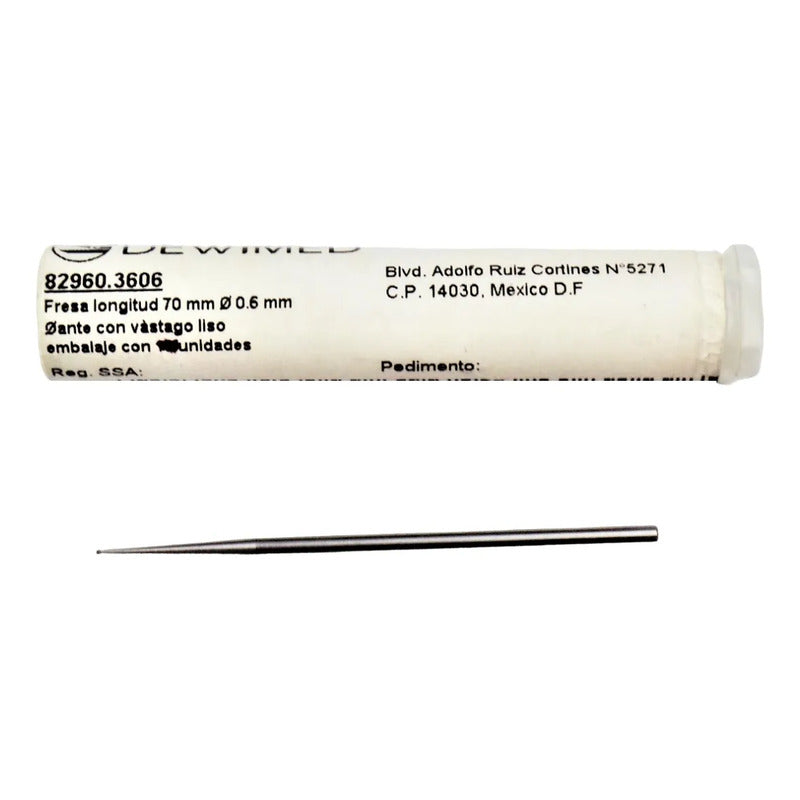 Fresas Dentales Carburo Diamante Rosen Variantes Profesional Fresa Dental Vástago Liso Dewimed 82960.3606 0.6mm