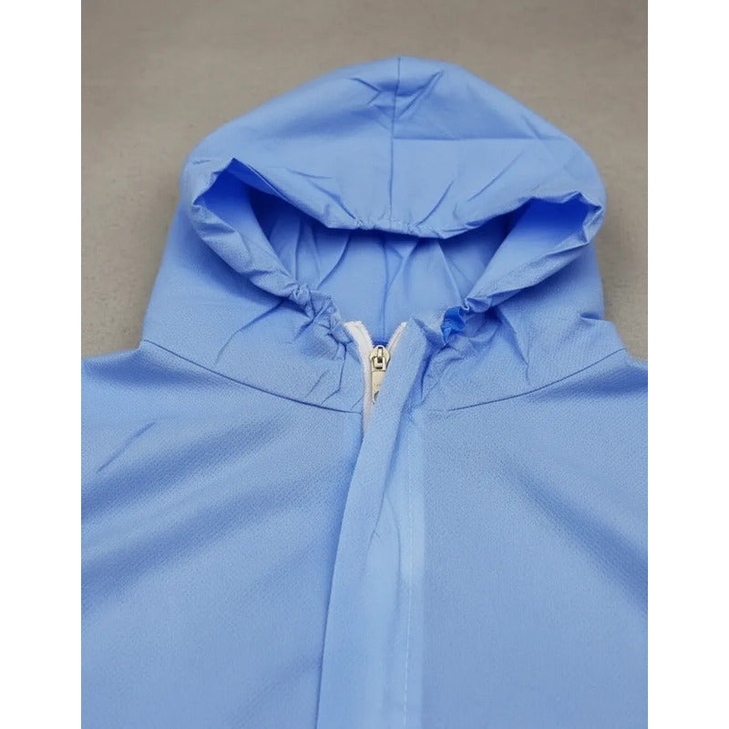 Traje Desechable Azul Tyvek Protección Médico Industrial Celeste Unitalla