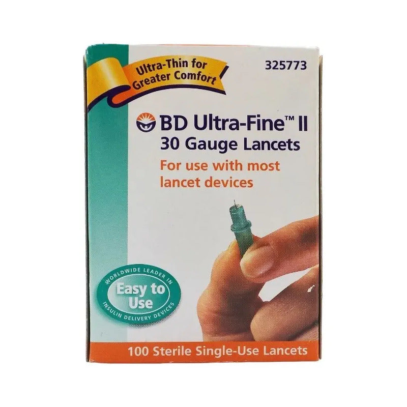 100 Lancetas Ultrafine Il Calibre 30
