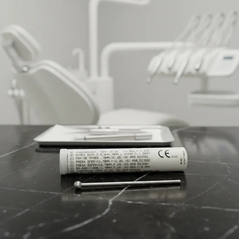 Fresas Dentales Carburo Diamante Rosen Variantes Profesional Fresa Dental Esférica Aesculap Gd053r Iso 050 70mm