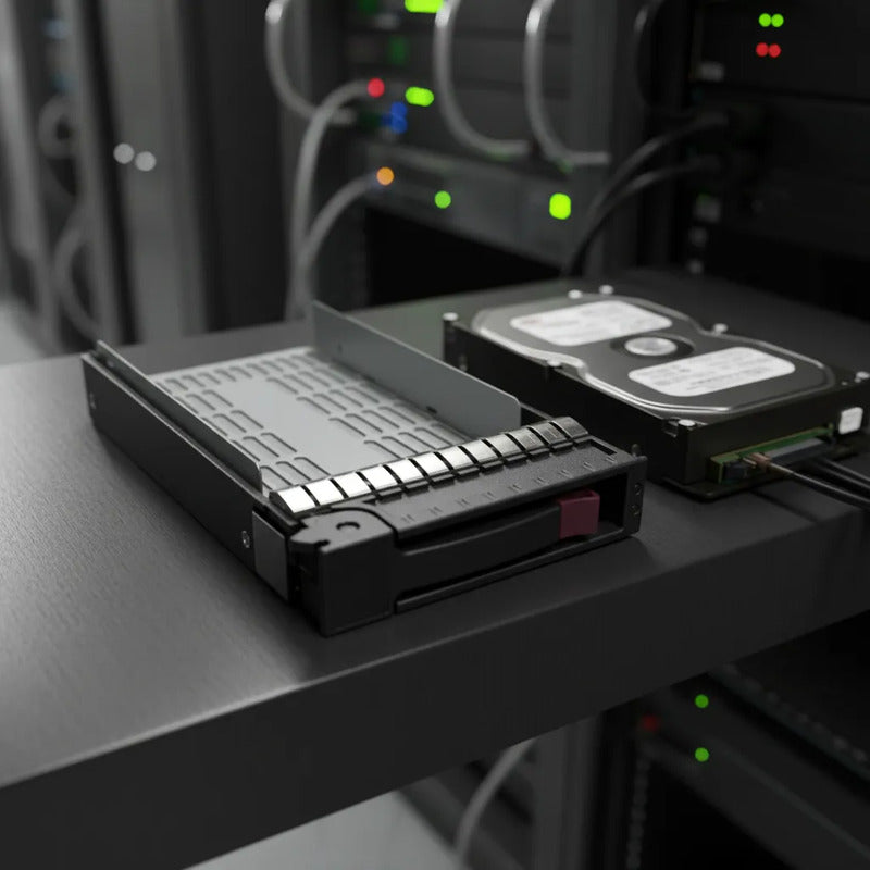 4 Caddy Hp 373211-001 Para Disco Sas Sata 3.5 Lff