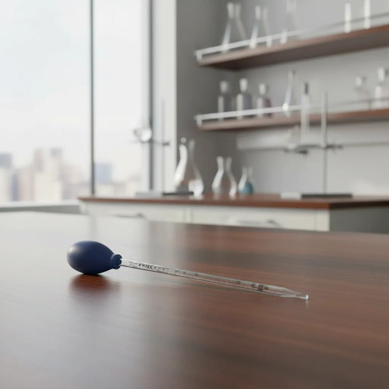 18 Pipetas Serológica De Vidrio Reutilizable 2x1/100 Pyrex Transparente