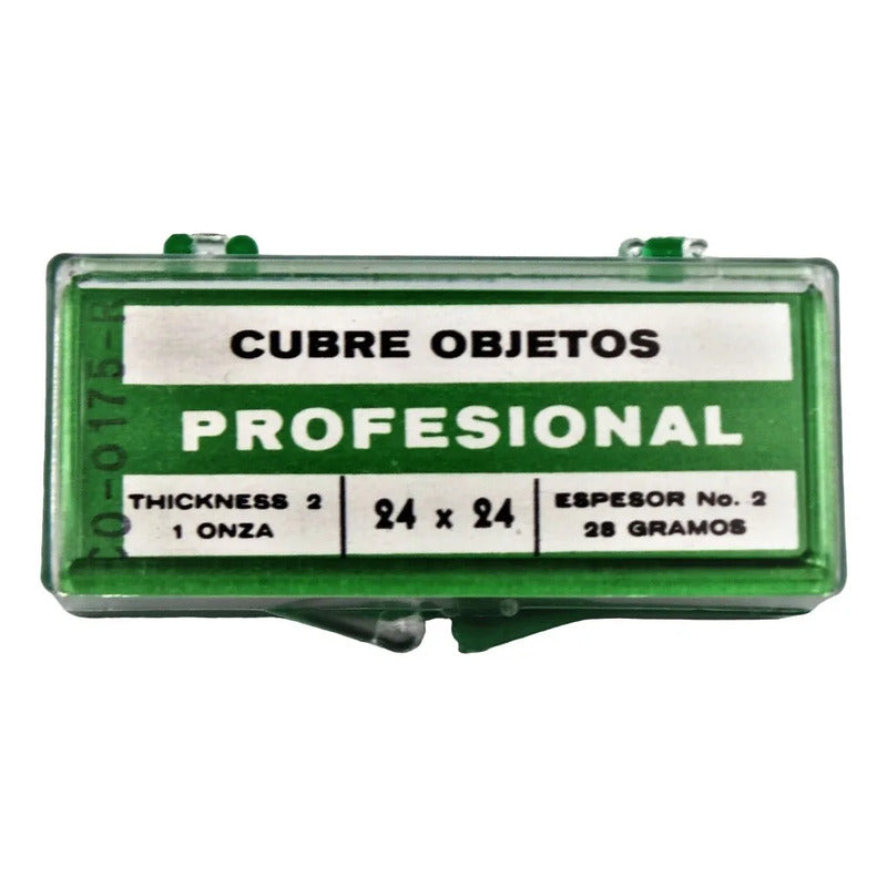Cubreobjetos Microscopio Profesional Variantes 6 Modelos Transparente 3